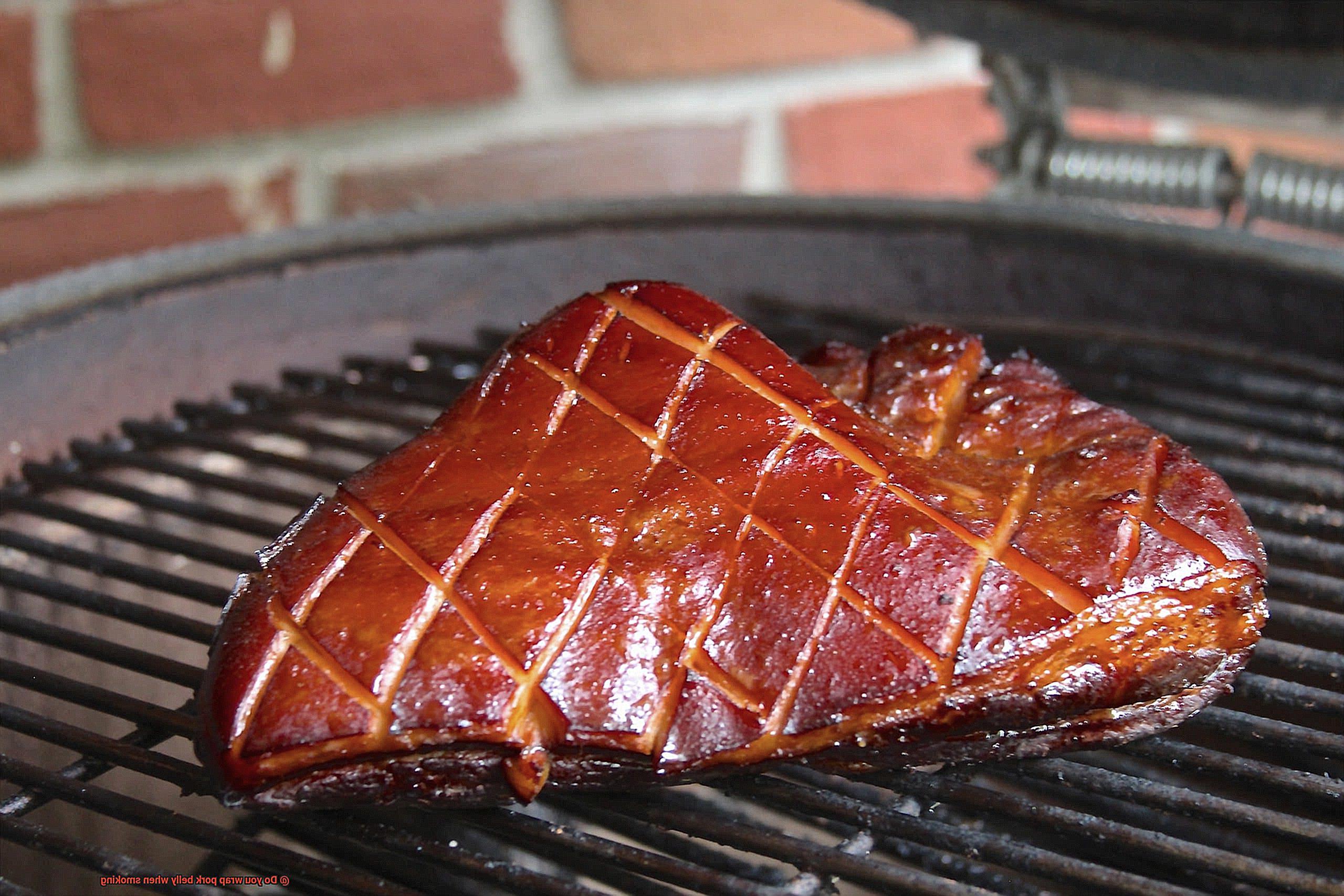 Do you wrap pork belly when smoking-2