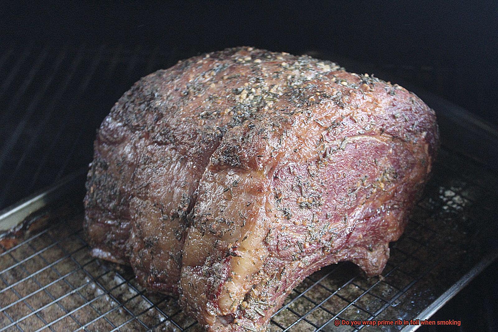 Do you wrap prime rib in foil when smoking-3