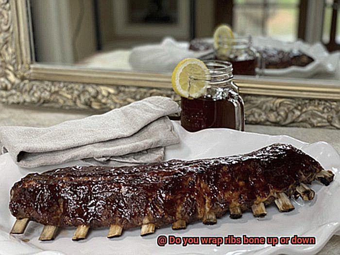 Do you wrap ribs bone up or down-3