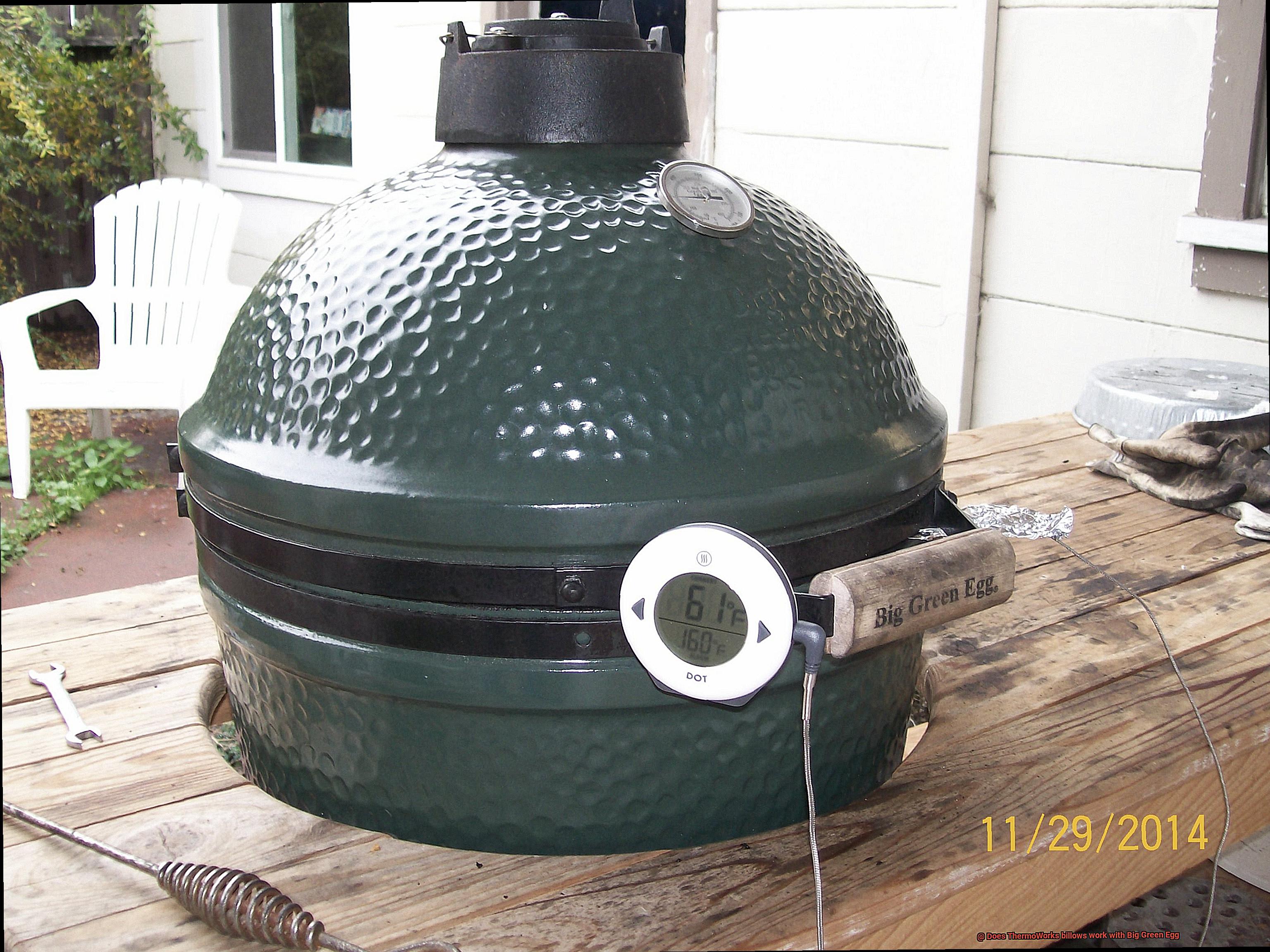 Does ThermoWorks billows work with Big Green Egg-2