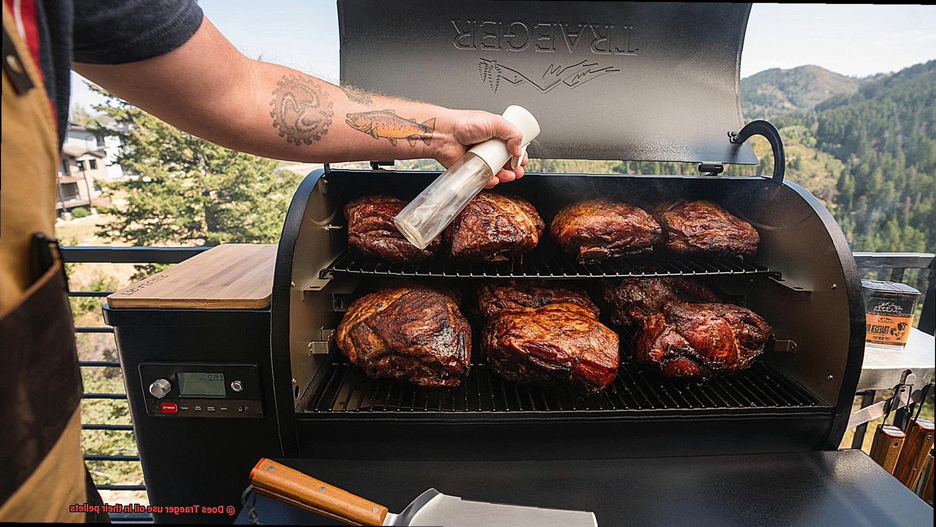 Does Traeger use oil in their pellets -2