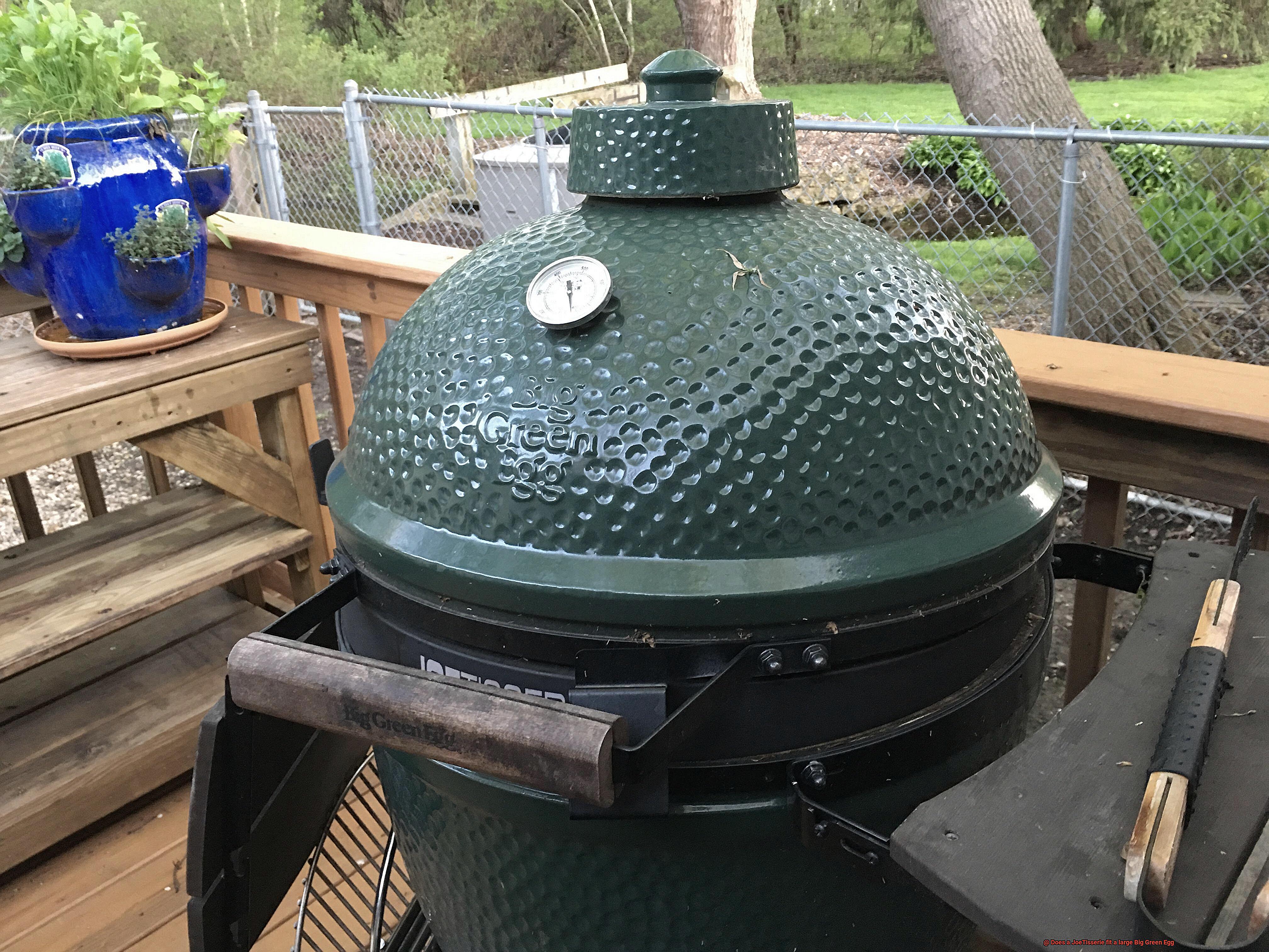 Does a JoeTisserie fit a large Big Green Egg-2