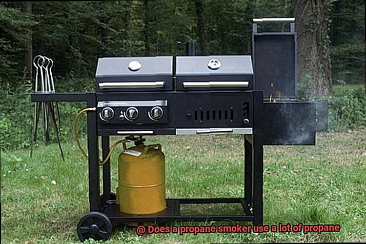 Does a propane smoker use a lot of propane-5