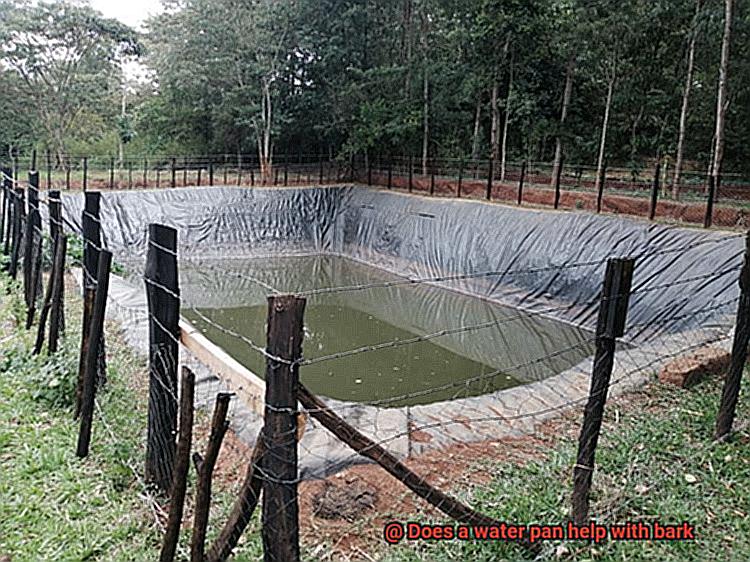 Does a water pan help with bark-3