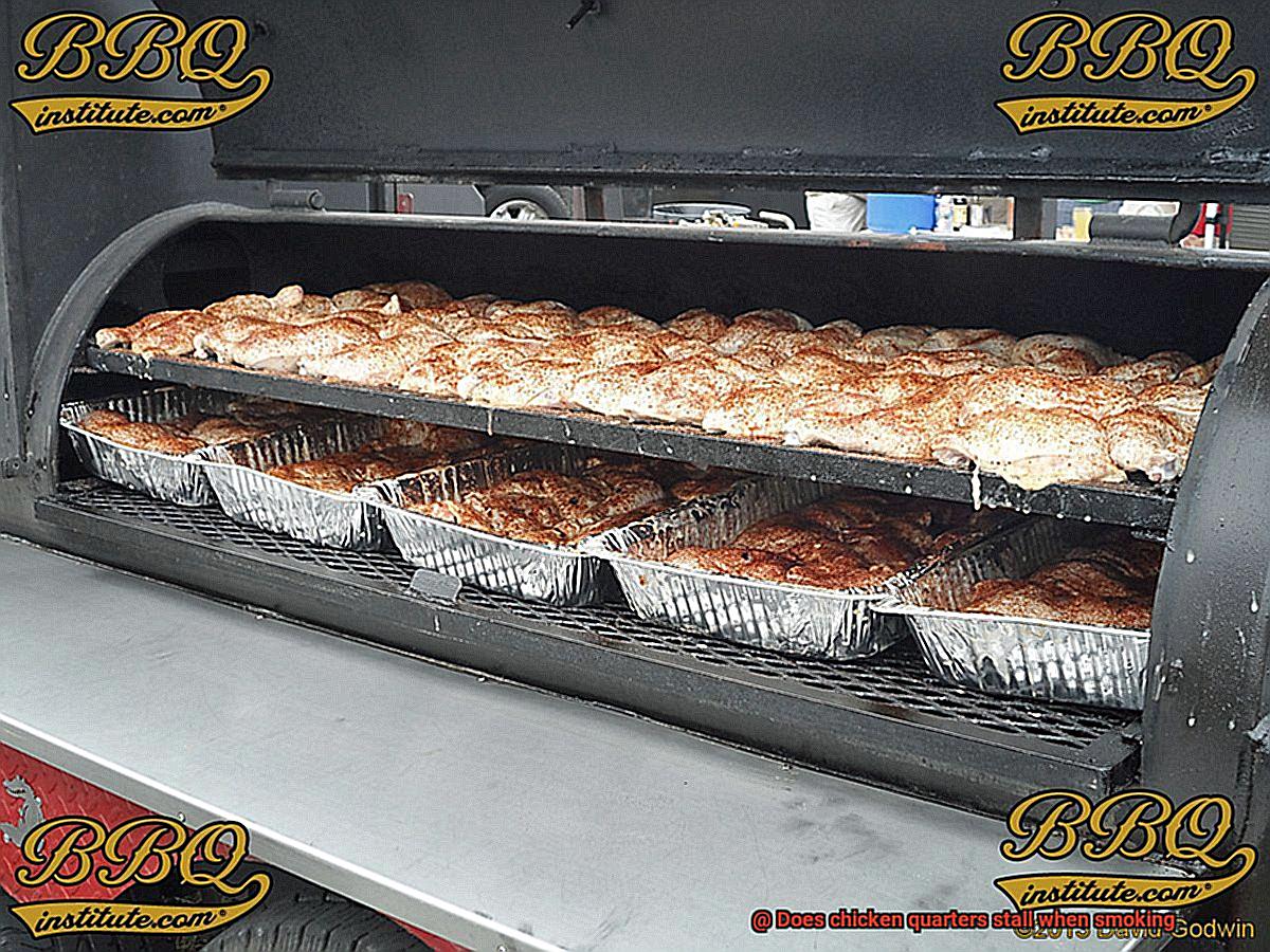 Does chicken quarters stall when smoking-3