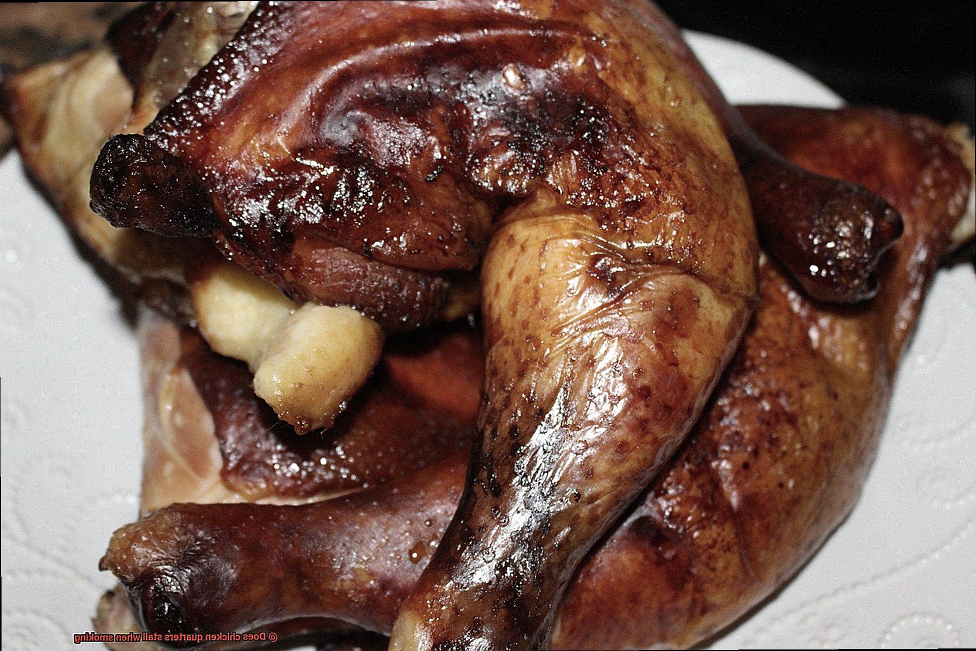 Does chicken quarters stall when smoking-2