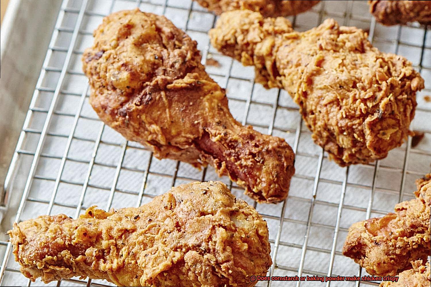 Does cornstarch or baking powder make chicken crispy? Pastime Bar And