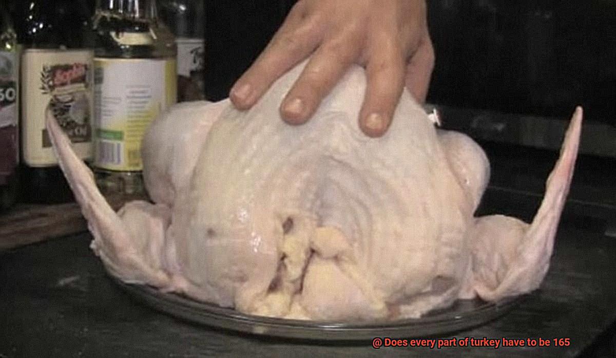 Does every part of turkey have to be 165-2