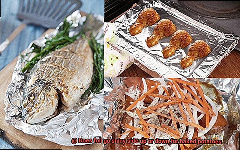 Does foil go shiny side up or down for baked potatoes-2