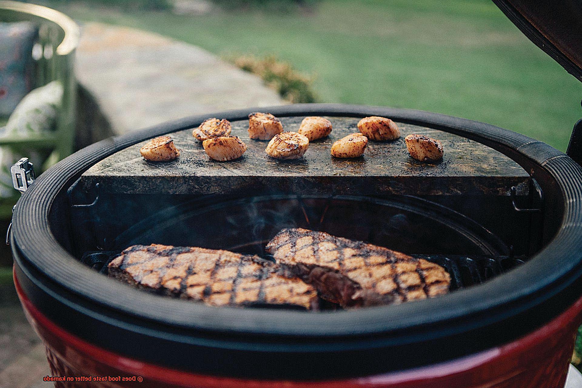 Does food taste better on kamado-3