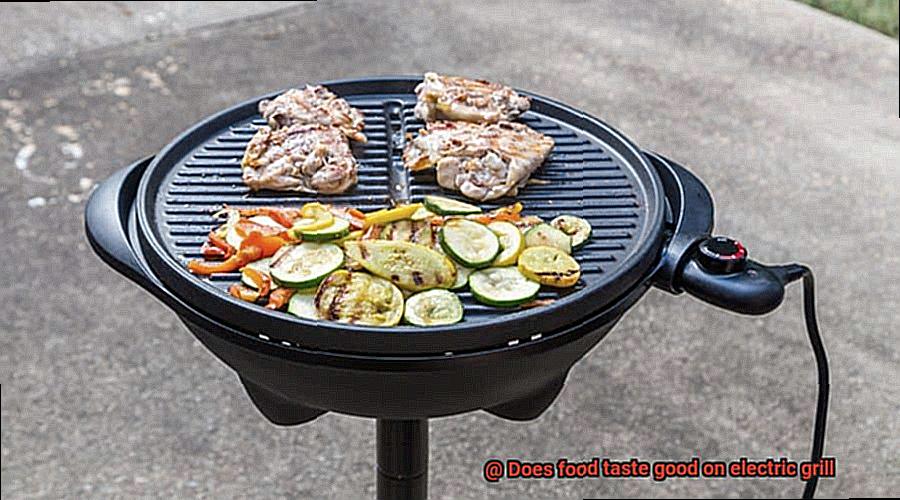 Does food taste good on electric grill-3