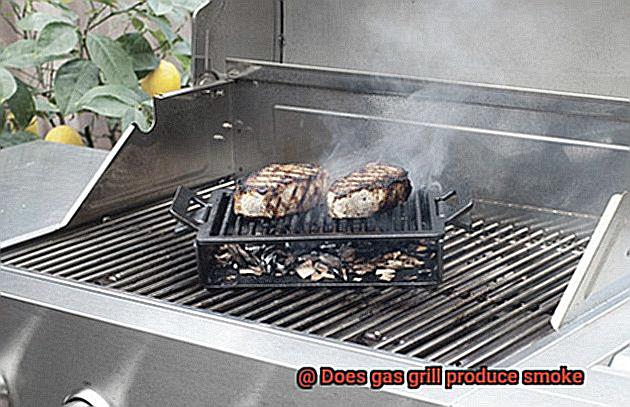 Does gas grill produce smoke-4