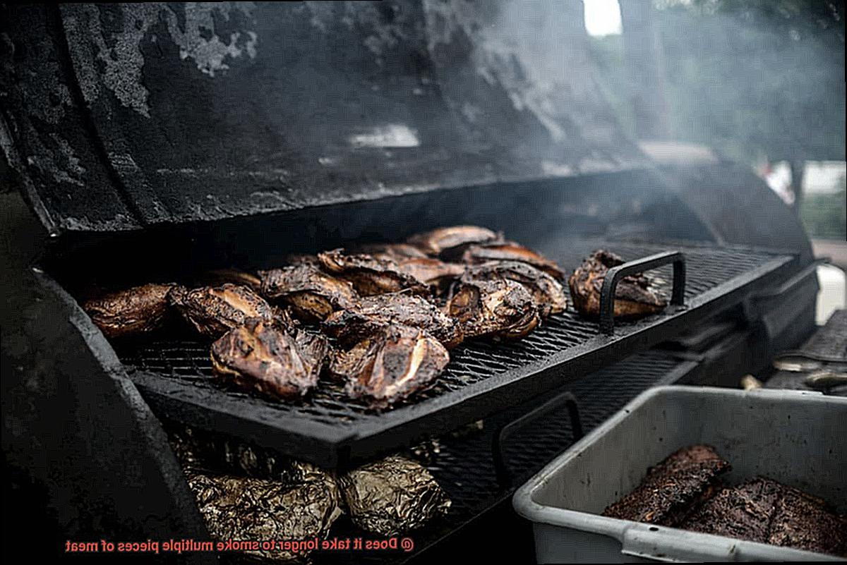 Does it take longer to smoke multiple pieces of meat-3
