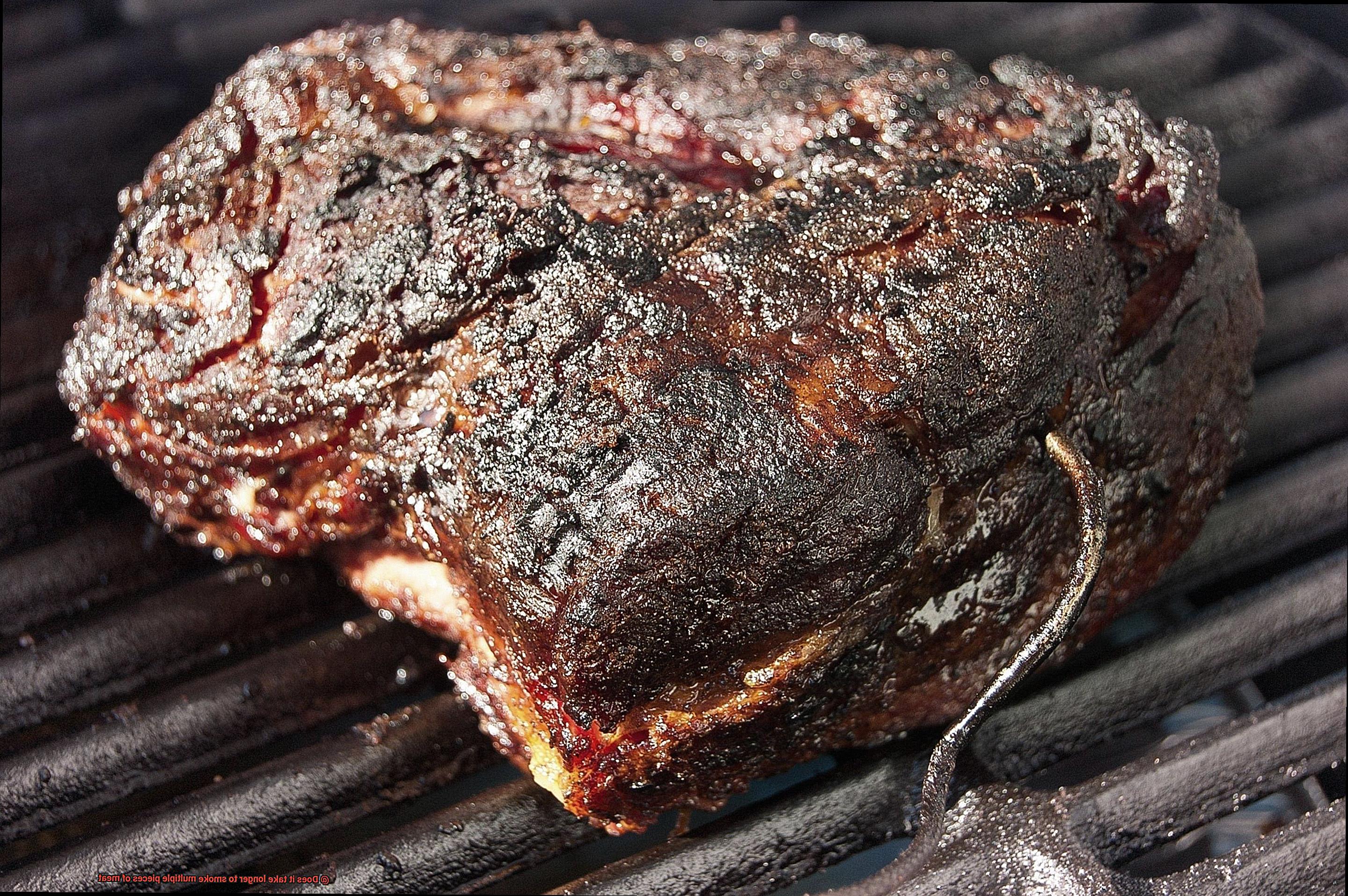 Does it take longer to smoke multiple pieces of meat-2