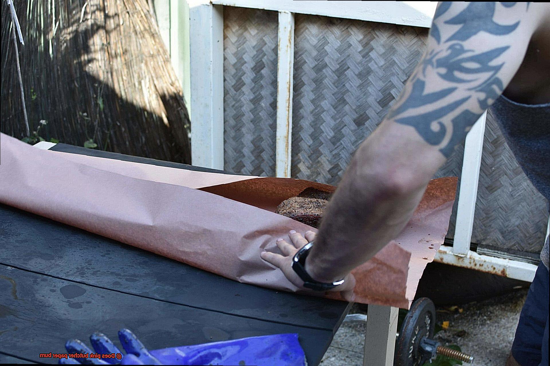 Does pink butcher paper burn-3