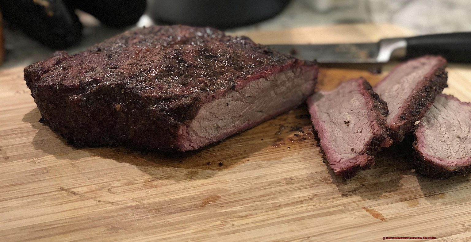 Does smoked chuck roast taste like brisket? Pastime Bar And Grill