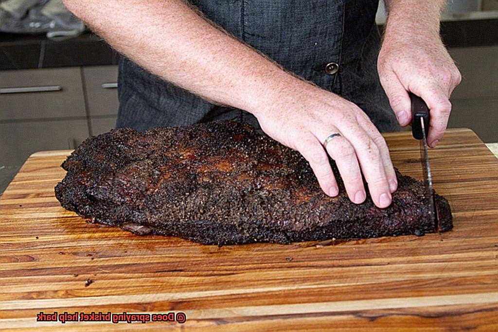 Does spraying brisket help bark-4