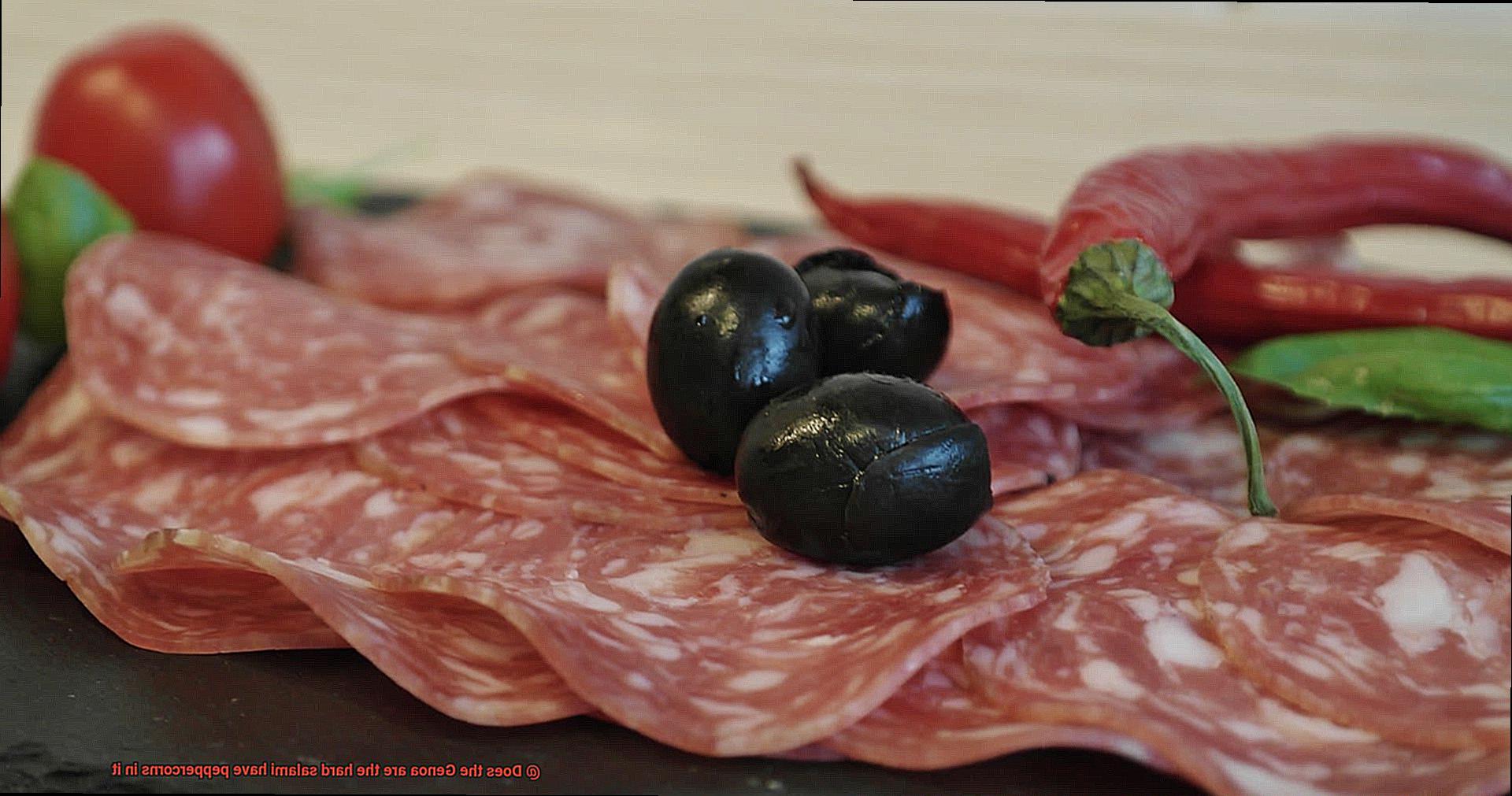 Does the Genoa are the hard salami have peppercorns in it-3