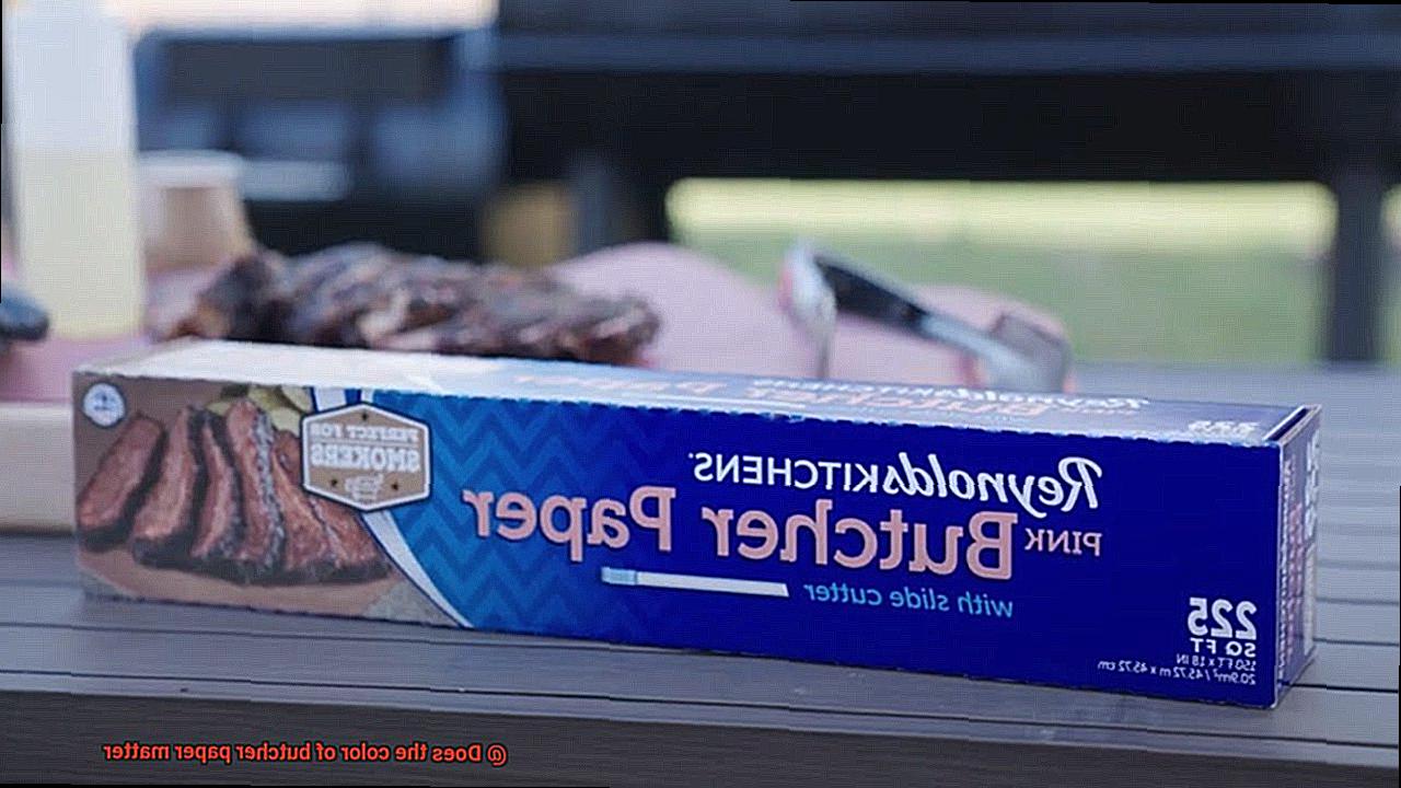 Does the color of butcher paper matter? Pastime Bar And Grill