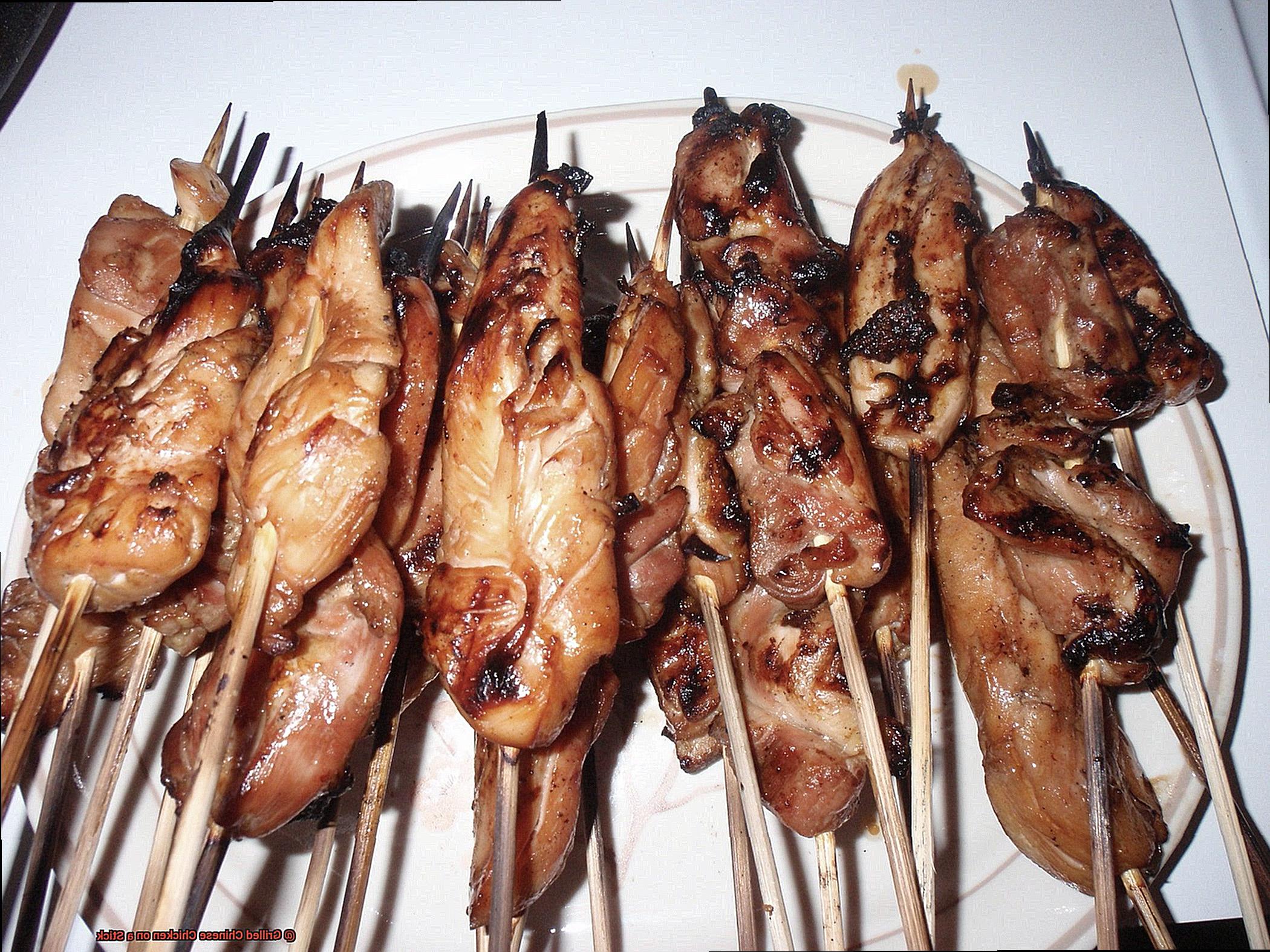 Grilled Chinese Chicken on a Stick-3