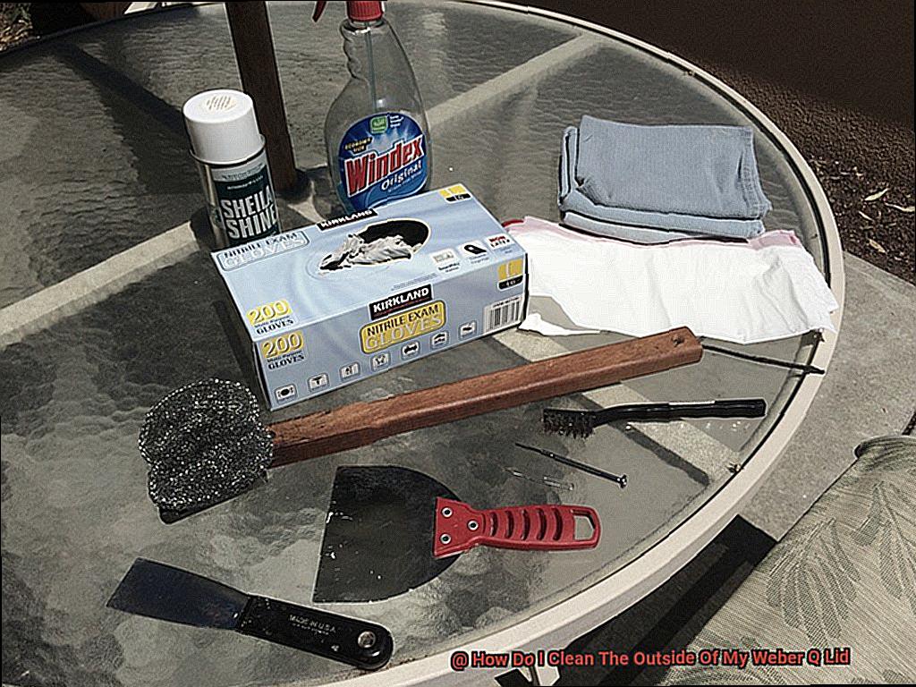 How Do I Clean The Outside Of My Weber Q Lid-2