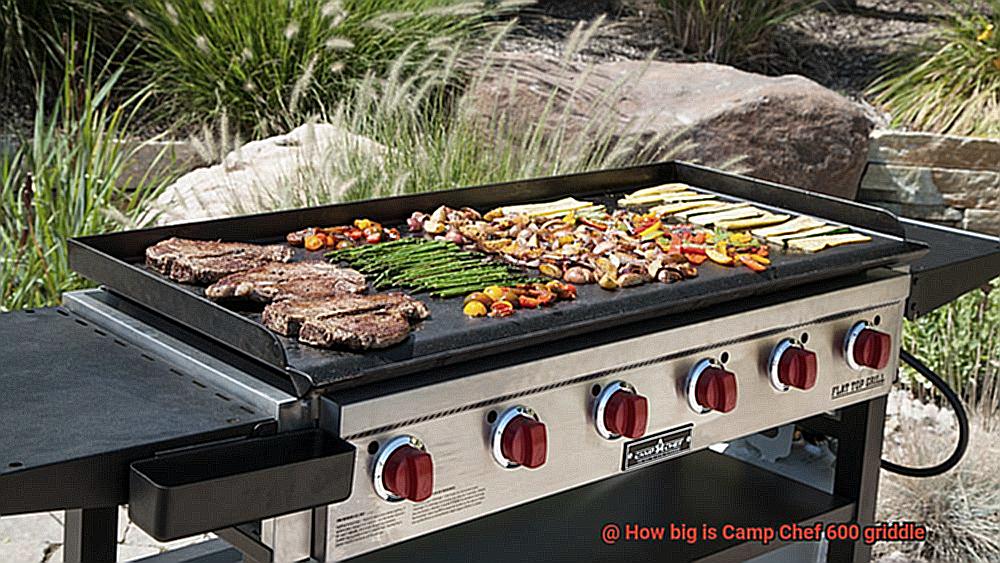 How big is Camp Chef 600 griddle-4