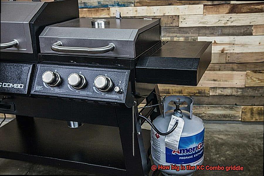 How big is the KC Combo griddle-3