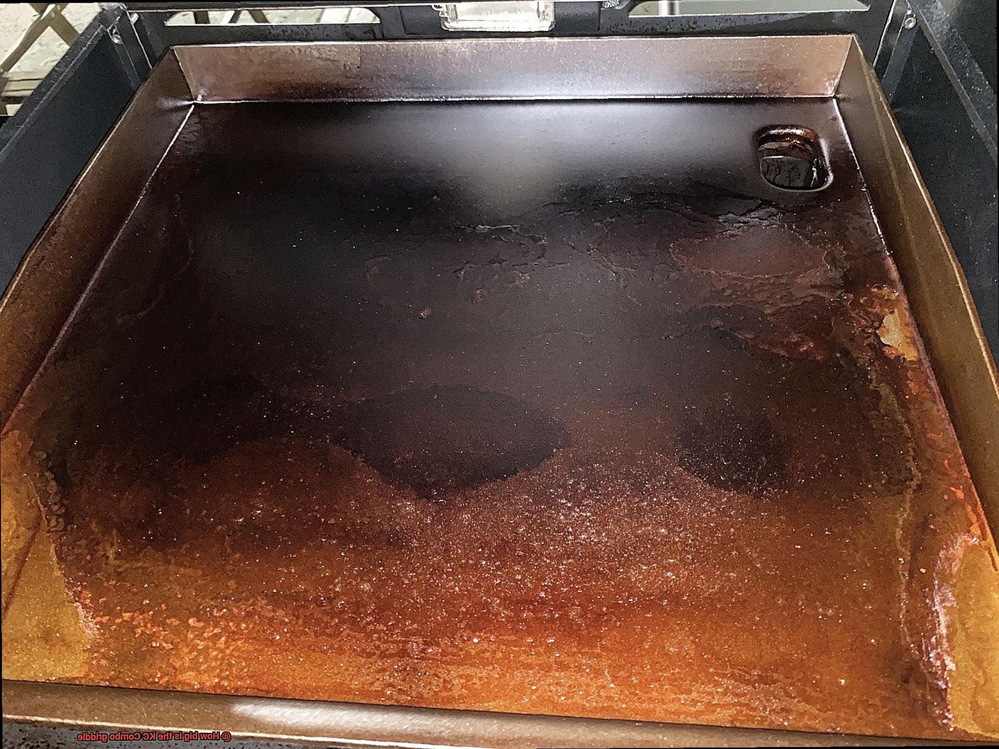How big is the KC Combo griddle-2