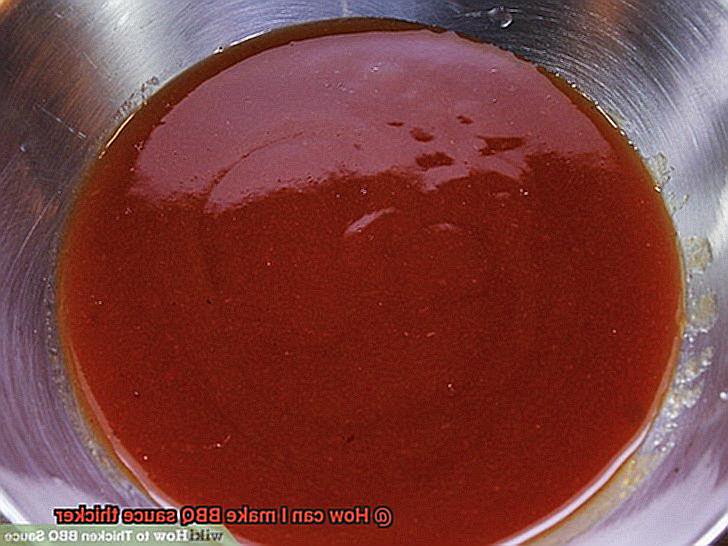 How can I make BBQ sauce thicker-2