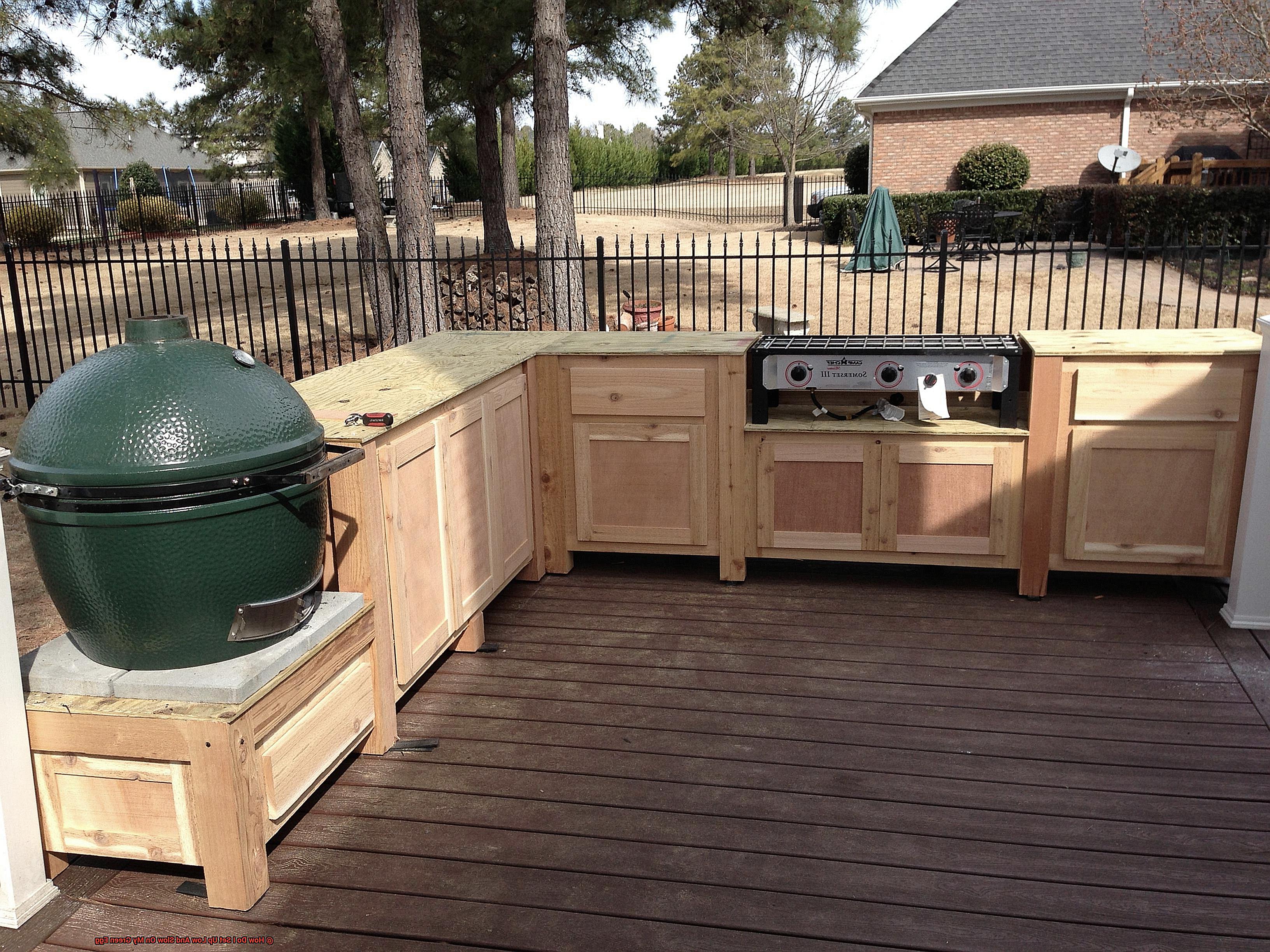 How Do I Set Up Low And Slow On My Green Egg-3